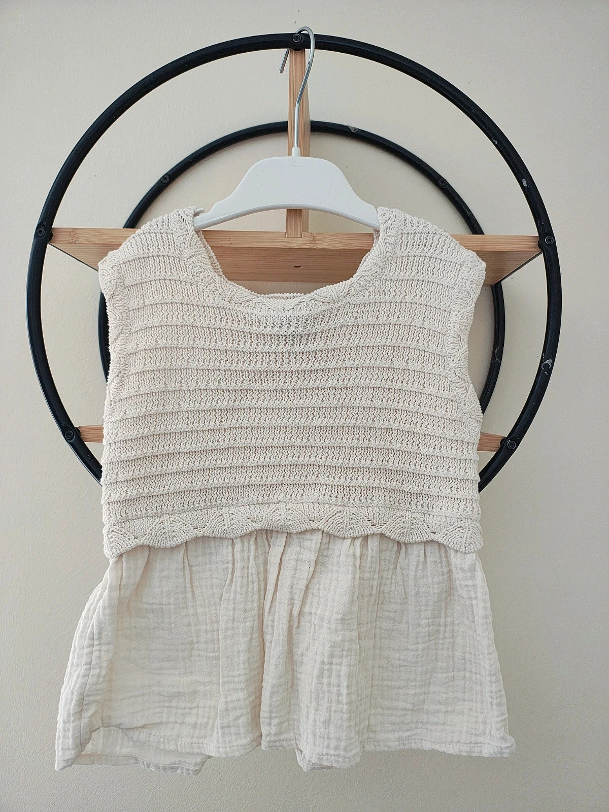 4 ans blouse Teeshirt crochet été kiabi